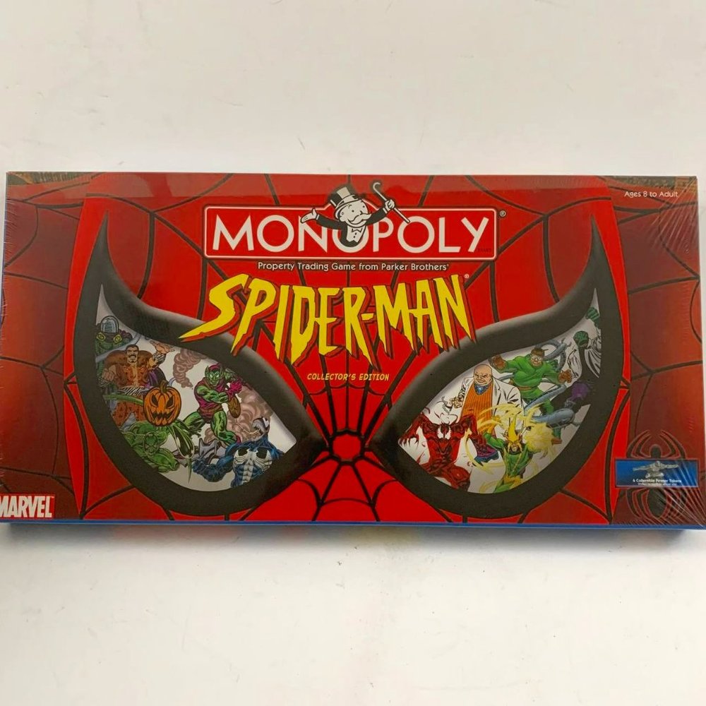 Vintage Monopoly Spider-man Collector's Edition 2002‎ Board Game Hasbro Sealed